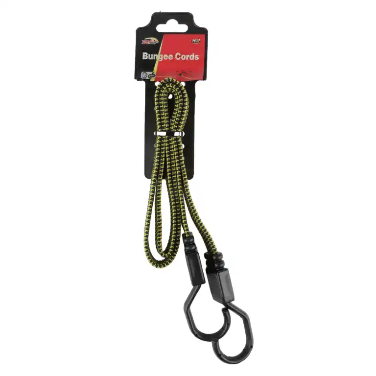 High-quality bungee cords with hooks for fitness, stretching, and workout routines. Durable, elastic, and ideal for strength training, resistance exercises, and outdoor fitness activities.