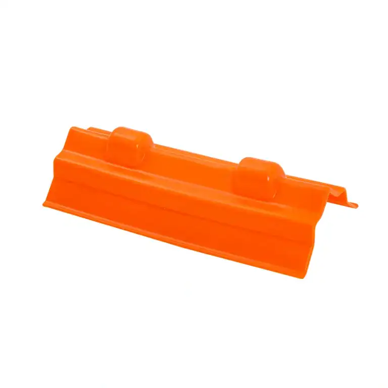 High-quality orange plastic lifting bar designed for easy handling of weight plates during strength training and weightlifting exercises. Durable and lightweight for safe and efficient workouts.