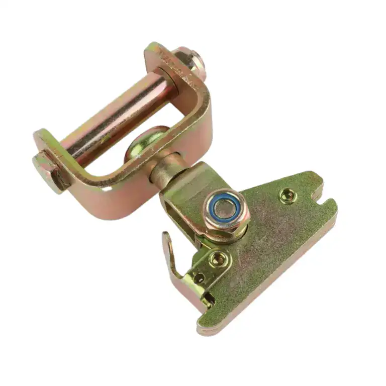 Heavy duty lifting clamp for industrial applications, designed for secure lifting and handling of heavy loads in construction and manufacturing environments.