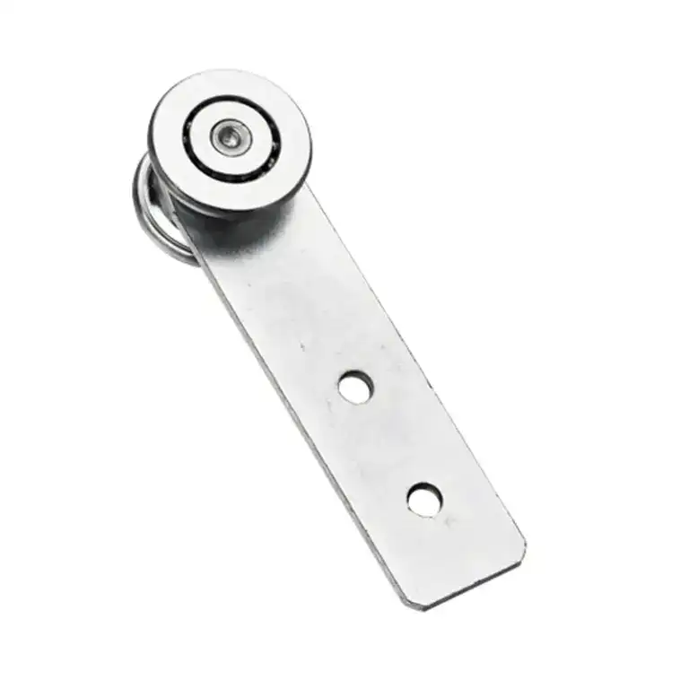 High-quality ball bearing pulley used in weightlifting and fitness equipment for smooth operation and durability.