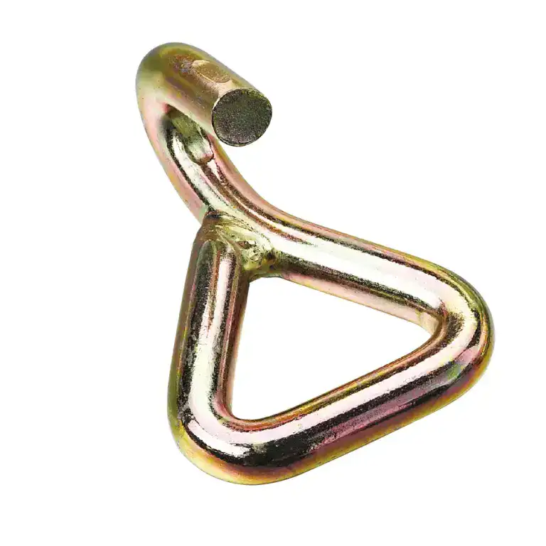 High-strength metal carabiner for climbing, hiking, and outdoor activities.