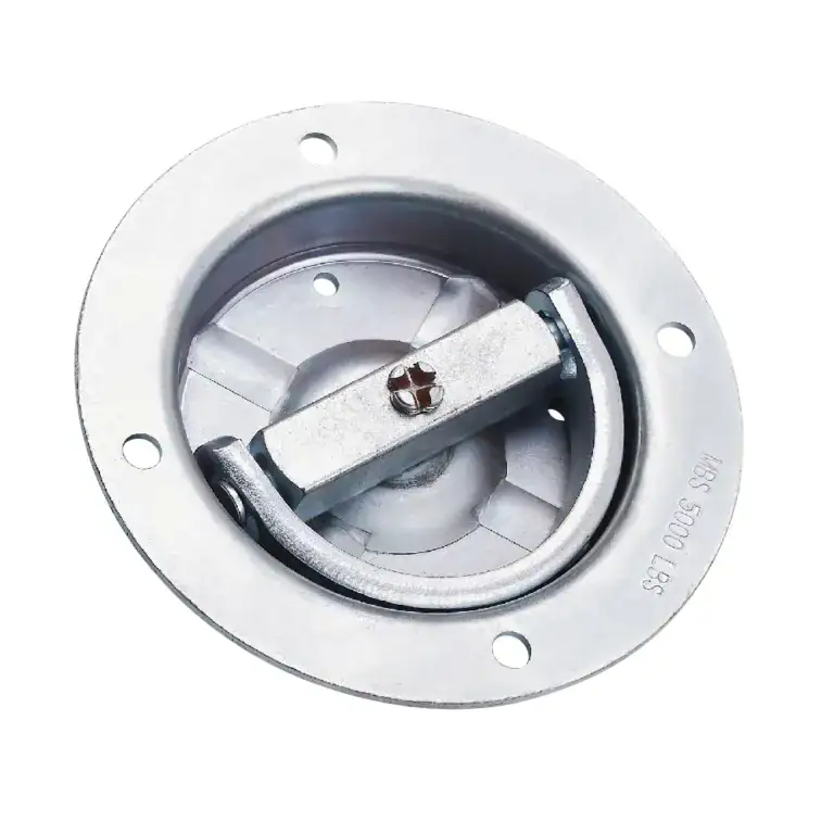 Heavy-duty lifting eye plate with secure bolt attachment for safe lifting and rigging. Ideal for industrial applications requiring reliable load handling.