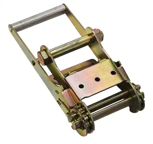 Industrial lifting clamp with robust metal construction, designed for secure grip and safe lifting of heavy loads in construction and manufacturing.