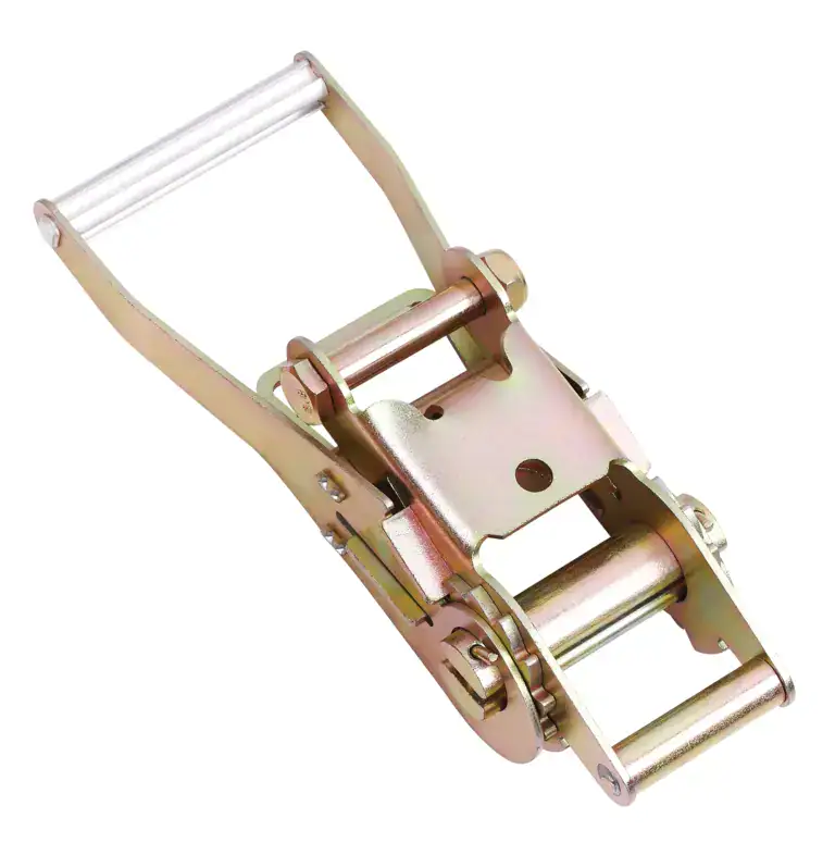 Heavy-duty lifting clamp for industrial lifting and rigging.