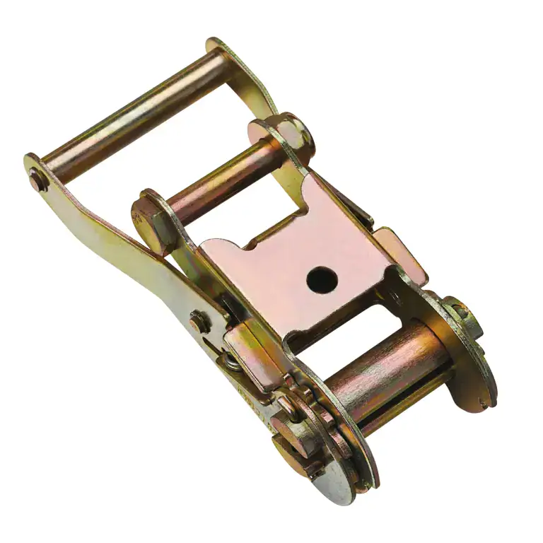 Industrial lifting clamp used for secure lifting and handling of heavy loads in construction and manufacturing environments.