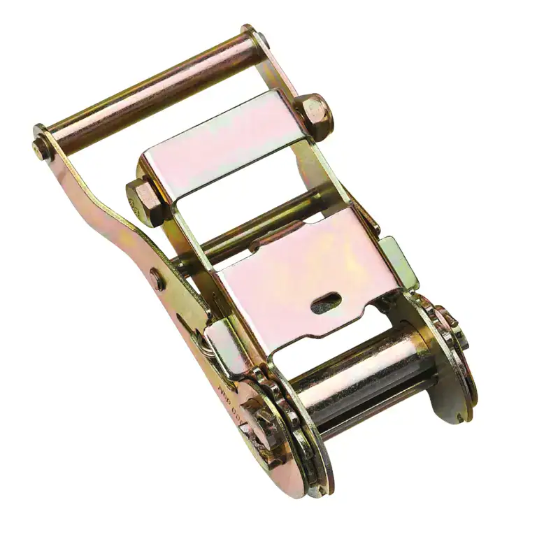 Heavy-duty wheel locking mechanism designed for fitness equipment, ensuring safety and stability during workouts. Made of durable metal with precise construction.